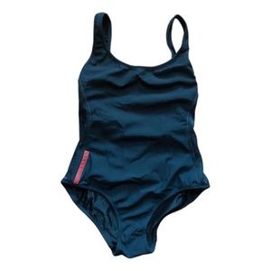 Prada one-piece swimsuit with the iconic Prada Linea Rossa logo size 40 FR